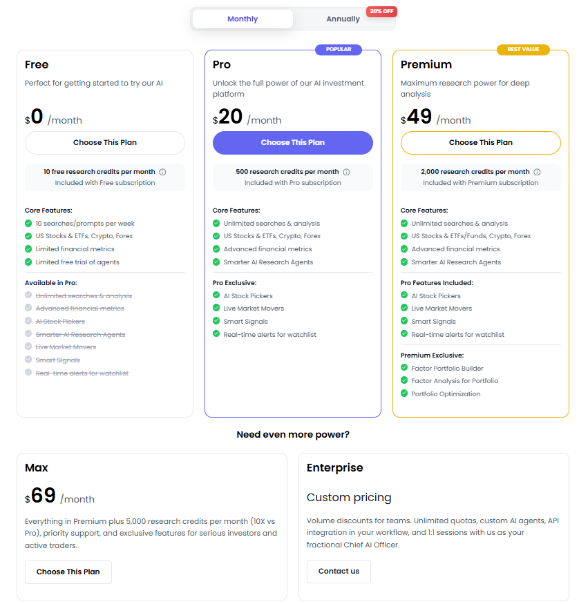 Kavout Reviews 2025 - The Ultimate AI Stock Analytics Platform 5 kavout pricing